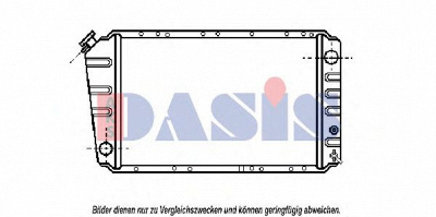 AKS DASIS 350011n -  Радиатор, охлаждение двигателя